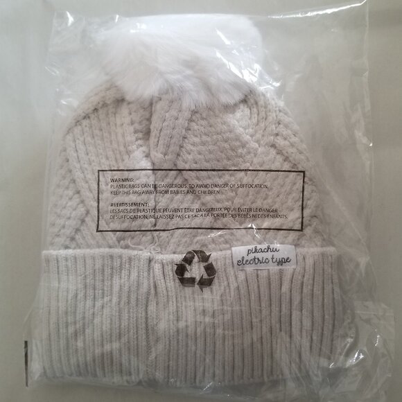 Pokemon Pikachu Pom Pom Beanie Toque - Picture 3 of 5